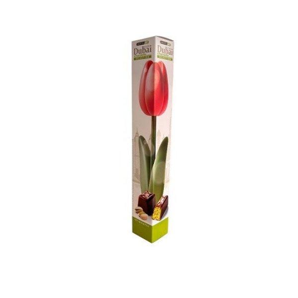 ChocolArt Tulipán Dubai pisztáciakrémmel és Kadayif tésztával töltött
bonbon 70g