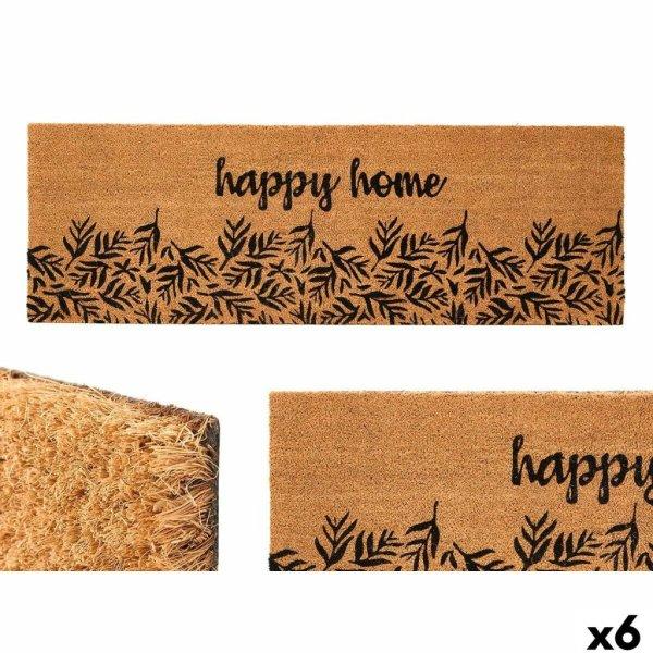 Lábtörlő GiftDecor Happy home Természetes PVC Kókuszrost 120 x 1 x 40 cm (6
egység) MOST 43993 HELYETT 29979 Ft-ért!