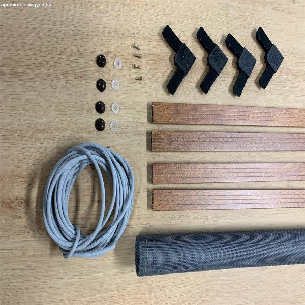 10x25 mm-es, alumínium keretes szúnyogháló szett