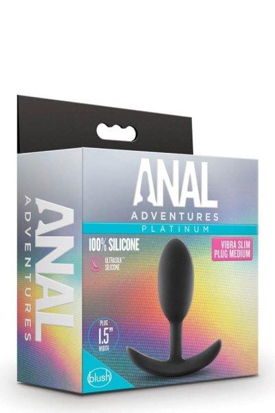  ANAL ADVENTURES VIBRA SLIM PLUG - MEDIUM 