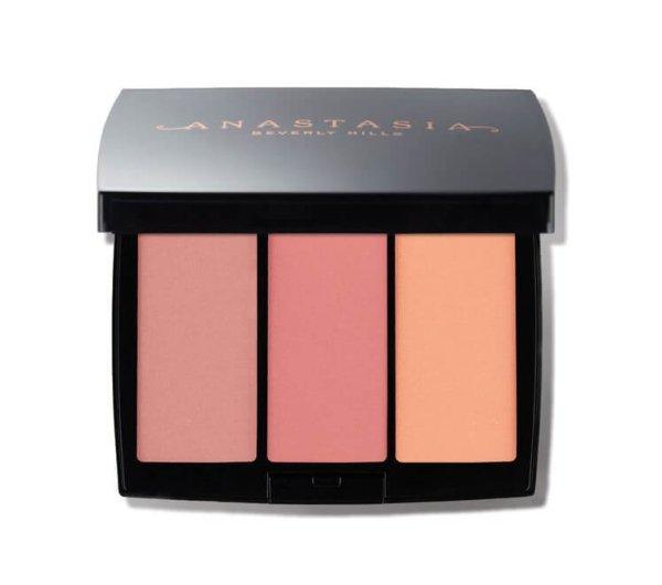 Anastasia Beverly Hills Arcpirosító paletta Blush Trio 9 g Peachy Love