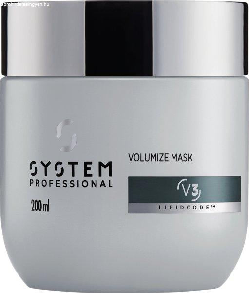 System Professional Volumennövelő hajmaszk (Volumize Mask) 200 ml