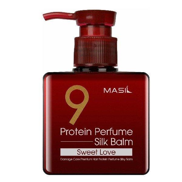 Masil Öblítést nemigénylő hajbalzsam proteinnel Sweet
Love 9 (Protein Perfume Silk Balm) 180 ml