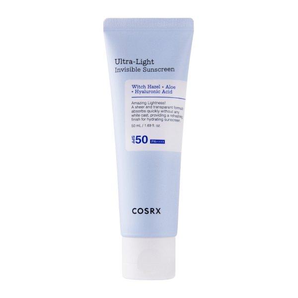 COSRX Hidratáló fényvédő arckrém SPF 50 Ultra
Light (Invisible Sunscreen) 50 ml