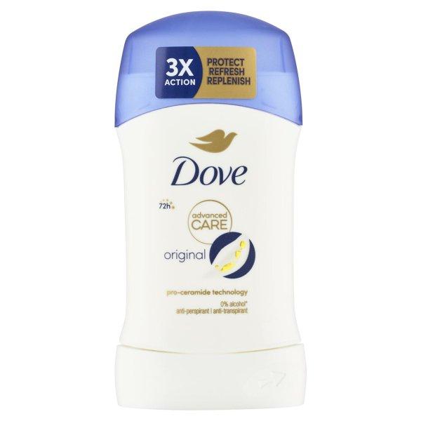 Dove Szilárd izzadásgátló Advanced Care Original
(Anti-Perspirant) 50 ml