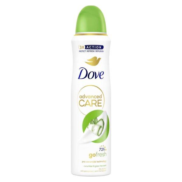 Dove Izzadásgátló spray Advanced Care Cucumber & Green Tea
(Anti-Perspirant) 150 ml