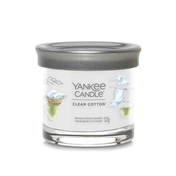 Yankee Candle Illatgyertya Signature tumbler kicsi Clean Cotton 122 g