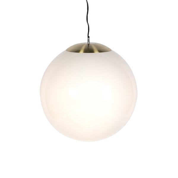 Smart Scandinavische hanglamp opaal glas 50 cm incl. Wifi A60- Ball 50