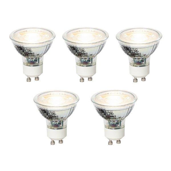5 db GU10 dimmelhető LED izzó szett 4W 310lm 3000K
