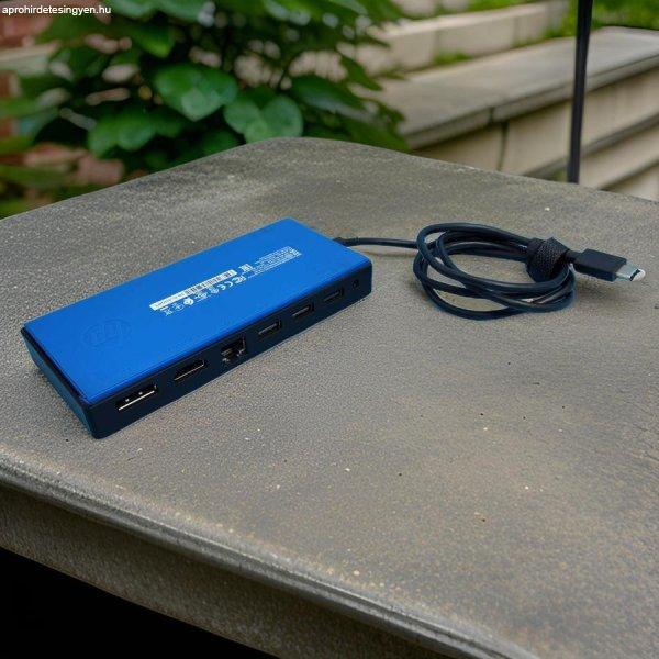 Univerzális HP Elite TPA-B01 USB-C dokkolóegység USB 3.0 x3db, USB-c, HDMI,
DP, LAN, Audio, Töltés