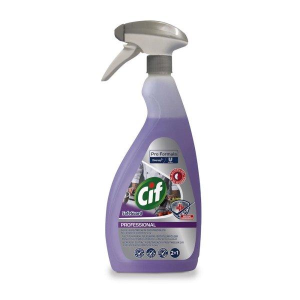 Fertőtlenítő hatású tisztítószer szórófejes 750 ml Cif Pro Safeguard
2in1