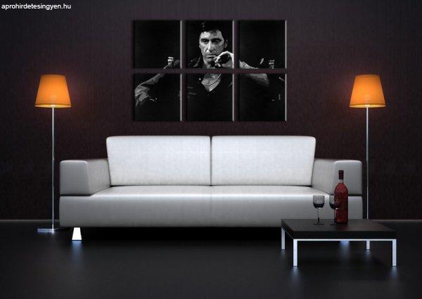 Festett POP ART falfestmény SCARFACE-AL PACINO 210x40 cm