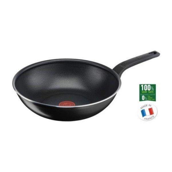 Tefal B5671953 serpenyő wok 28cm simply clean