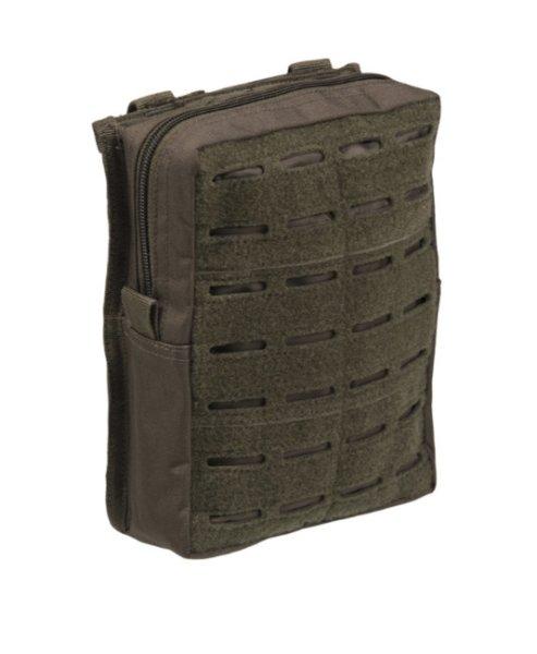 Mil-tec Laser cut Molle large multifunkciós tok, olivazöld