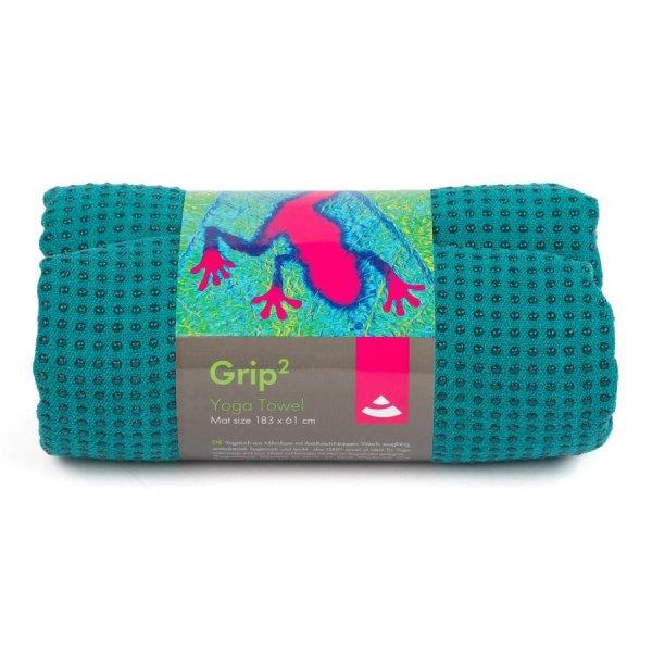 GRIP² jógatörölköző - Jungle Green - Bodhi