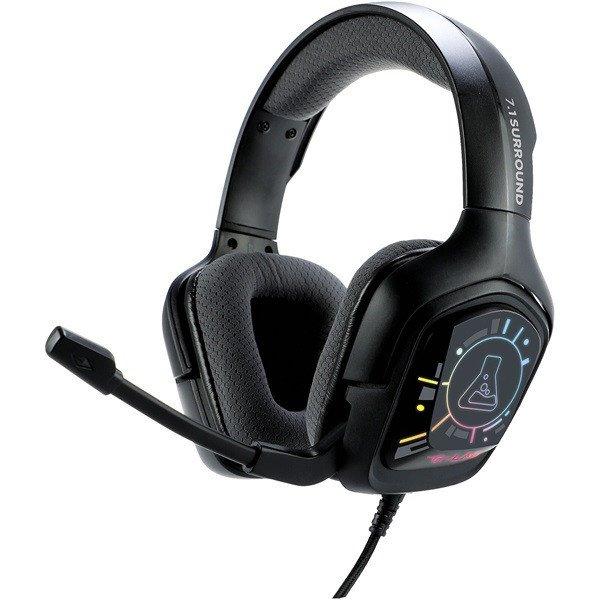 The G-Lab Fejhallgató - KORP COBALT 7.1 EX (mikrofon, USB, hangerőszabályzó,
nagy-párnás, RGB, fekete)