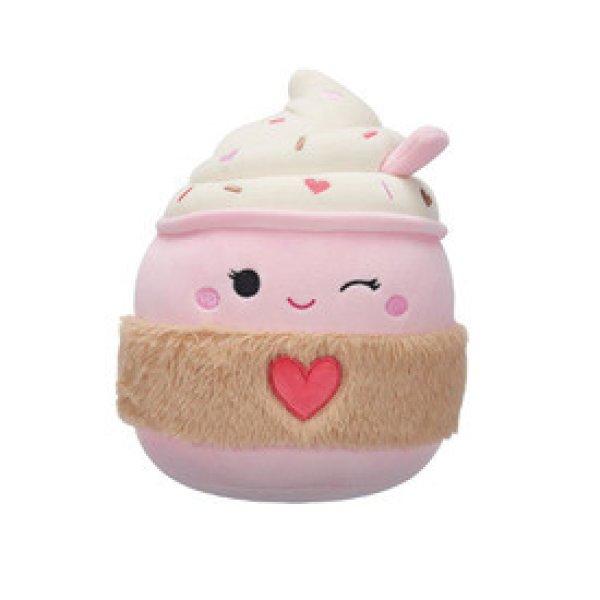 Squishmallows: Jenny a kacsintó, világosrózsaszín latte 20cm