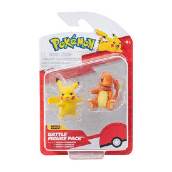 Pokémon 2 db-os figura - Charmander, Pikachu