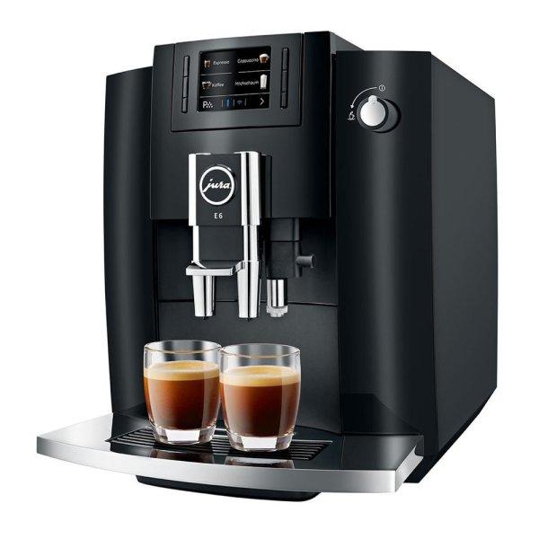Jura E6 Pianoblack automata kávéfőző fekete