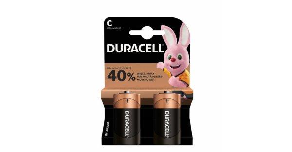 Duracell BASIC BABY ALKÁLI ELEM LR14 C (1,5V) 2DB