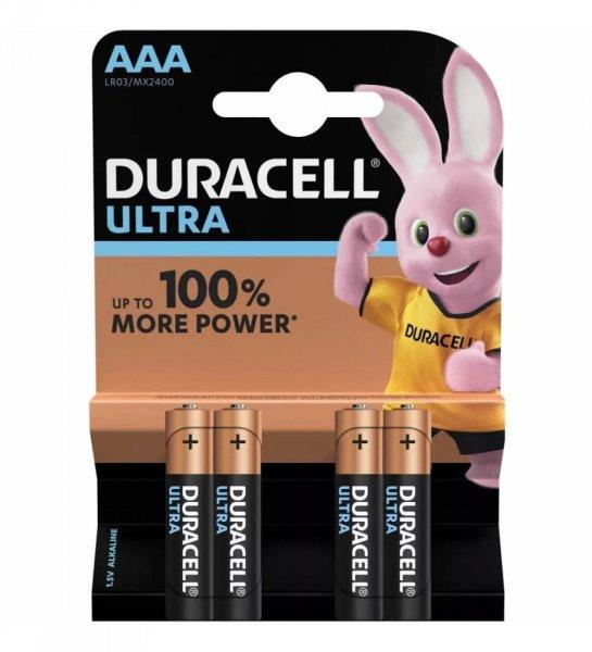 Duracell elem Basic AAA 4db