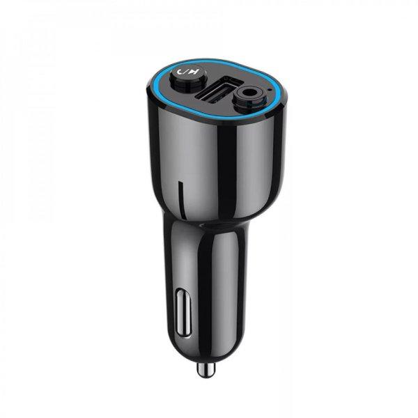 12-24 V-os MP3 lejátszó és telefonkihangosító transmitter, AUX, USB
kimenettel