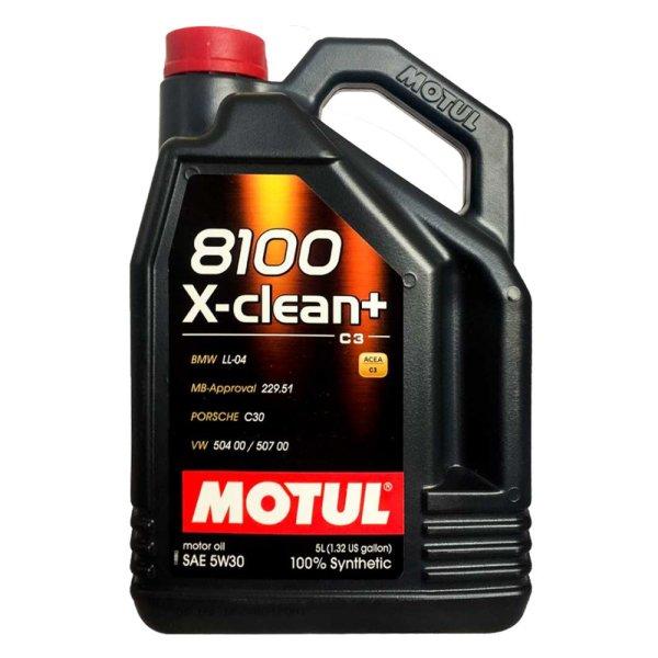 Motul, X-Clean+, 8100 Motorolaj 5W-30, 5L