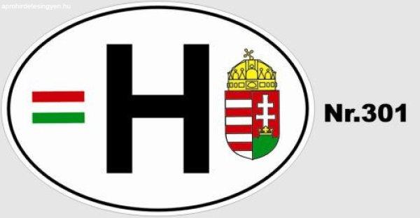 H címeres nagy ovál – 301