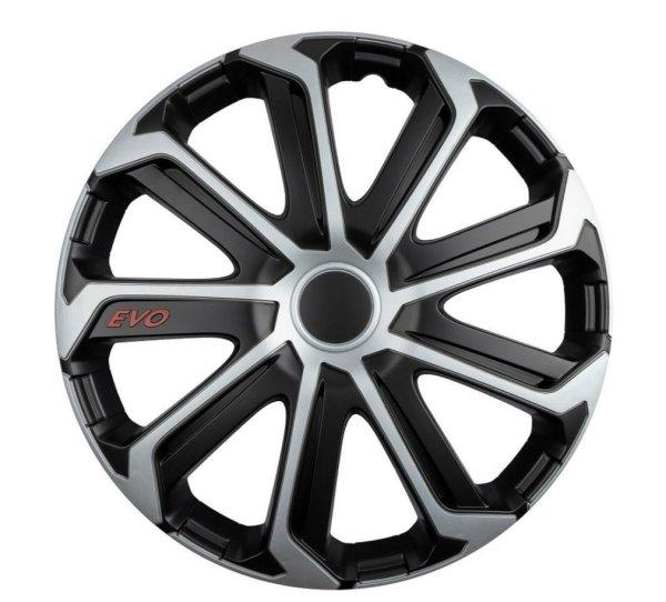 DÍSZTÁRCSA DB 16" EVO BLACK SI BLACK AND SILVER