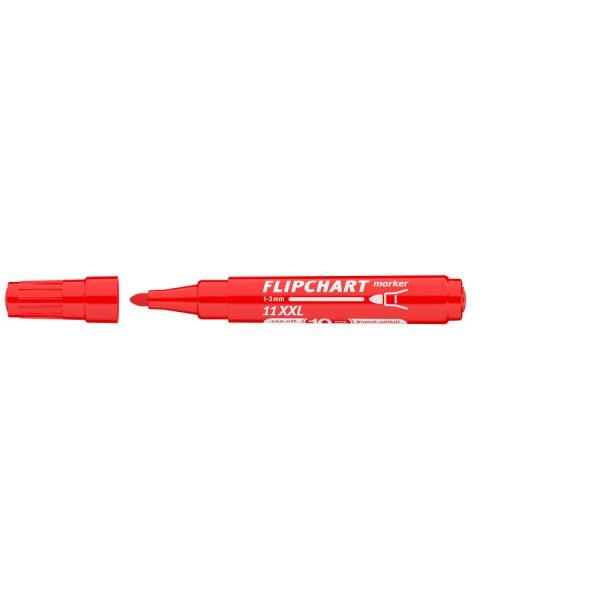 Flipchart marker vízbázisú 3mm, kerek Artip 11XXL piros 