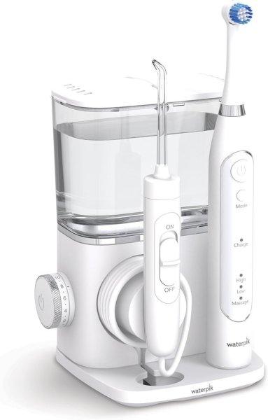 Waterpik Complete Care 9.5 – elektromos fogkefe és szájöblítő-Hibás,
csomagolás sérült-hiányos