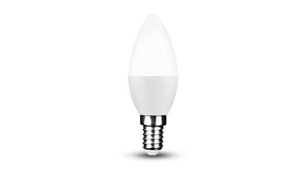 BC LED Izzó 6W E14 C35 Gyertya Fényforrás 6500K