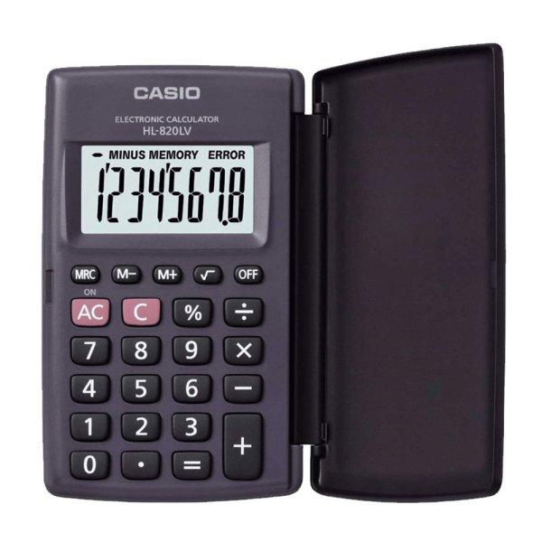 Zsebszámológép 8 digit gyökvonás Casio HL 820LV fekete