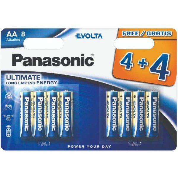 Panasonic Evolta AA ceruza elem (LR6) Bl4+4