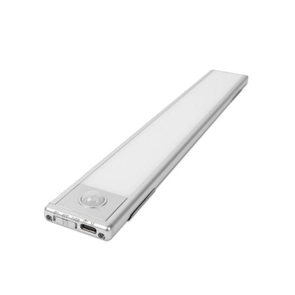 LED világítás mozgásérzékelővel - Akkumulátoros, mágneses - 1,4 W - 30
cm