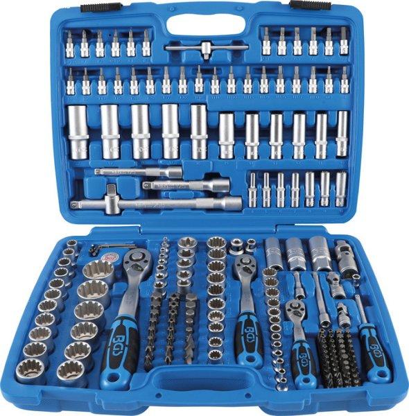 Dugókulcskészlet "Gear Lock" | 6,3 mm (1/4")/10 mm
(3/8")/12,5 mm (1/2") | 192 darabos