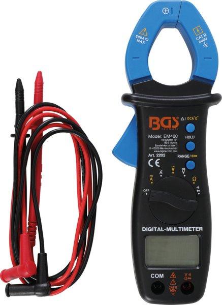 BGS-2202 Multiméter lakatfogóval DC AC