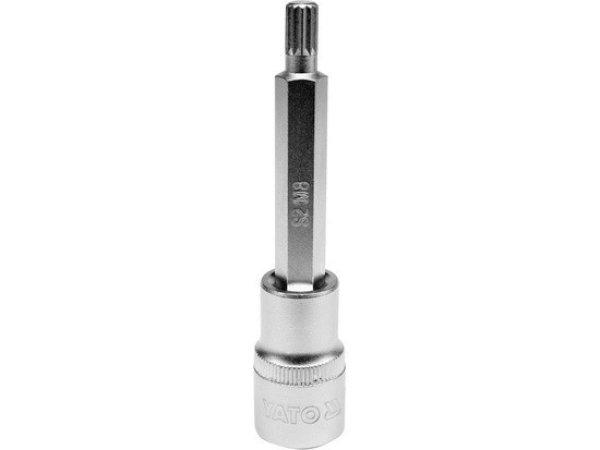 YATO Bithegy dugófejjel SPLINE M8 1/2 col hosszú YATO YT-04352