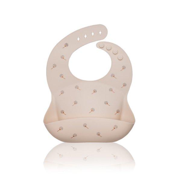 PETITE&MARS Szilikon előke Sam Beige Dandelion