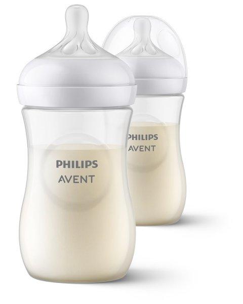 Philips AVENT SCY903/02 Natural Response cumisüveg 260 ml, 1hó+ 2 db