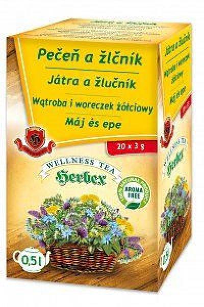 Herbex máj és epe tea 20x3g 60 g