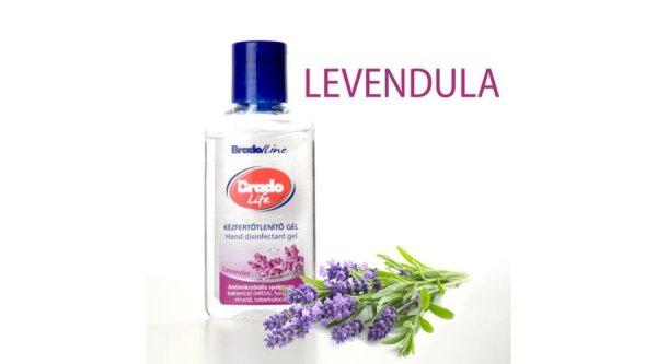 Bradolife kézfertőtlenítő gél levendula 50 ml