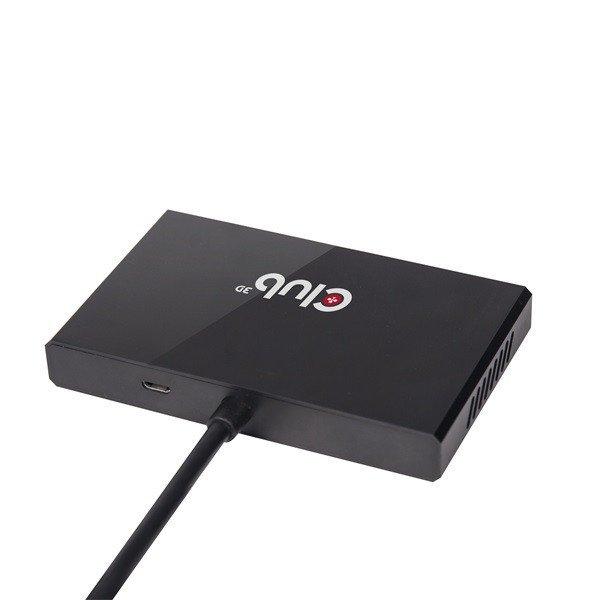 Club 3D USB Hub - CSV-6400 (Multi Stream, DisplayPort 1.2 to 4xDisplayPort,
4x1080p 60Hz)