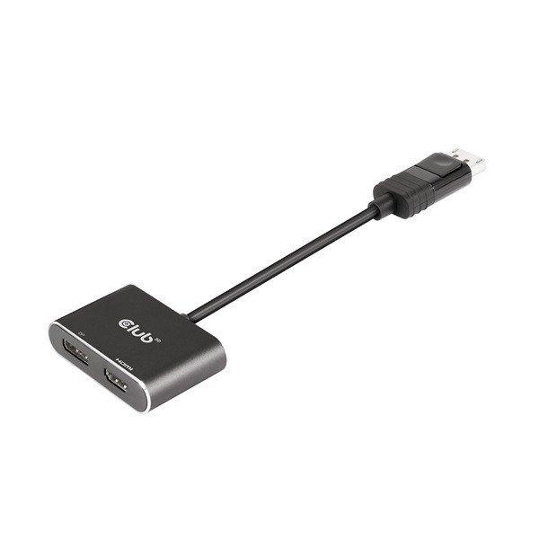Club 3D USB Hub - CSV-7220 (Multi Stream, DisplayPort 1.4 to DisplayPort + HDMI,
2x4K60Hz)