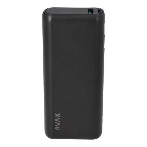 CHG AVAX PB202B VITALITY PD/Type C 65W+QC 18W gyorstöltő Powerbank 20.000mAh,
fekete