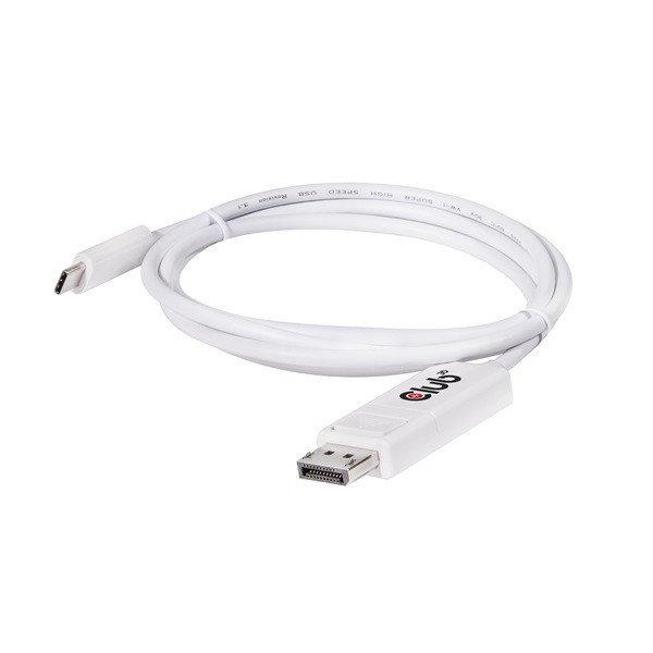 Club 3D Kábel - CAC-1517 (3.1 USB-C Gen 1 to DisplayPort 1.2, 1,2m, UHD 4K60Hz)