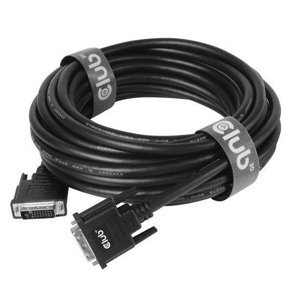 Club 3D Kábel - CAC-1220 (DVI-D Dual Link kábel, Bidirectional M/M, 10m,
28AWG)