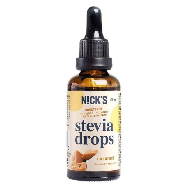 Nicks karamellás stevia csepp 50 ml