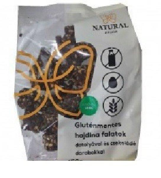 Gluténmentes natural hajdinás falatok datolyás csokis 150 g