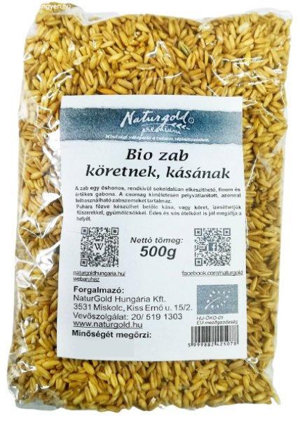 Naturgold bio zab köretnek, kásának, hántolt 500 g